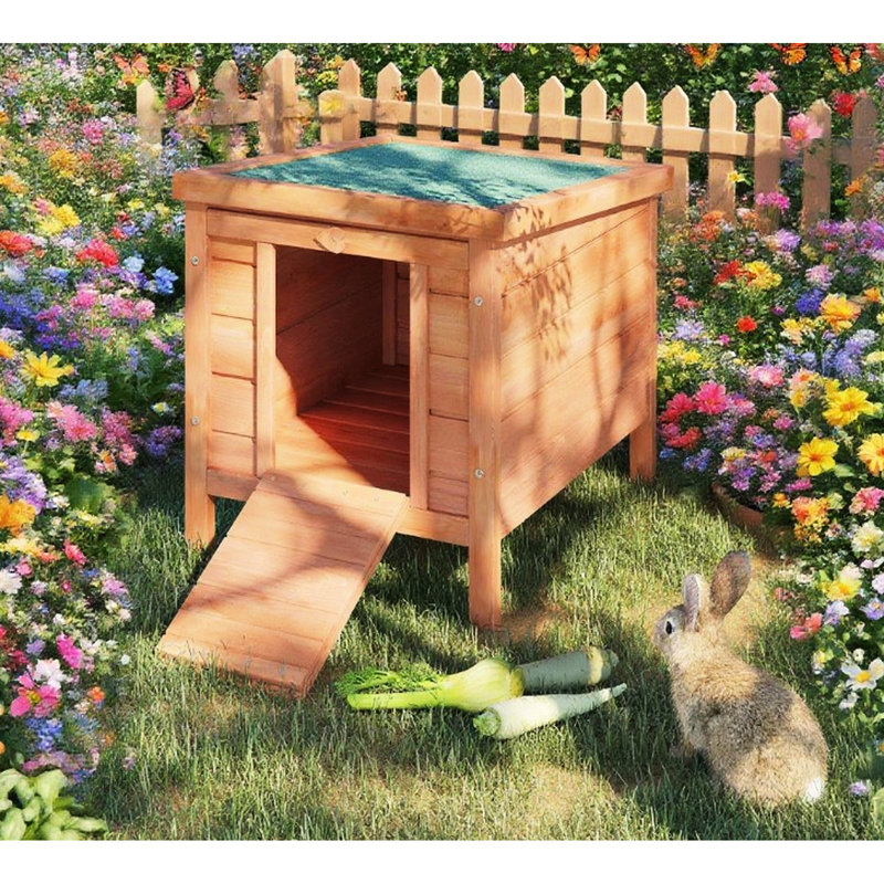 Cage à lapin en bois et cage pour lapins / cobayes / petits chiens | Idée de cadeau