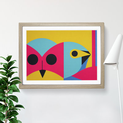 Gorgeous Abstract Bird 1 Piece Single Picture Frame Wall Art