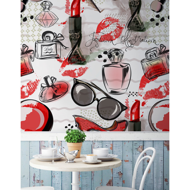 Adhésif mural Mcmurray Fashion, L 108 po x l 192 po