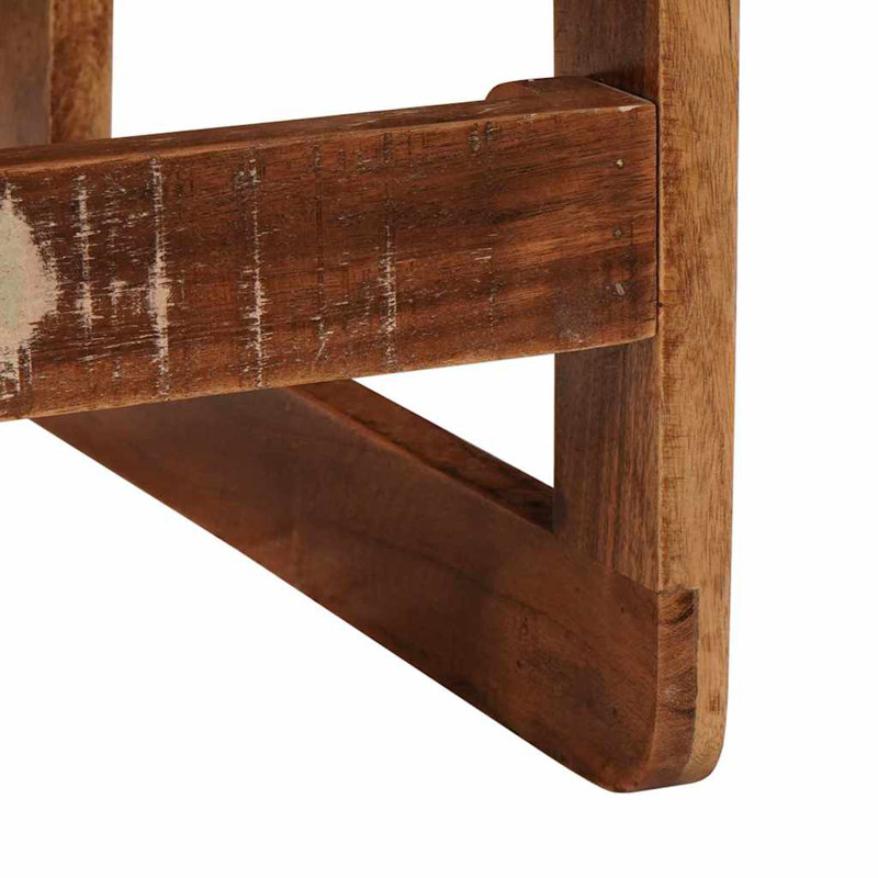 Solid Wood, Distressed Brown