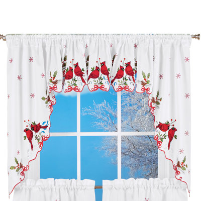 Gateau Animal Print Swag Window Valance