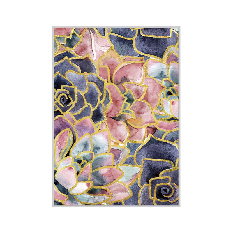 Arles Roses - Single Picture Frame Painting on Canvas