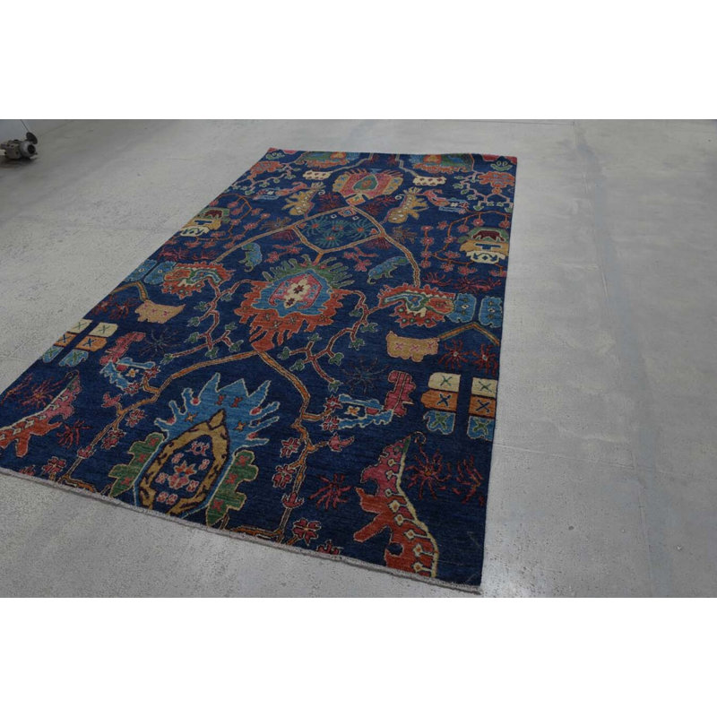 Transitional One-of-a-Kind Rectangle 5'10" X 9'4" Wool Area Rug