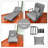 Folding Sofa Chair   Grey