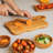 Irregular Rectangular Teak Wood Chopping Board (13" X 7")