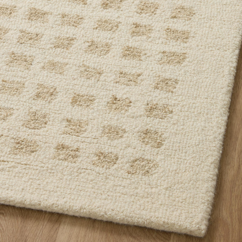 Chris Loves Julia x Loloi Polly Handmade Ivory/Natural Rug, Rectangle 8'6" x 11'6"