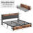 Zulema Upholstered Bookcase Storage Bed-532329988