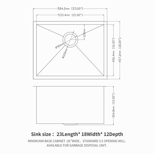 Dimensions du produit