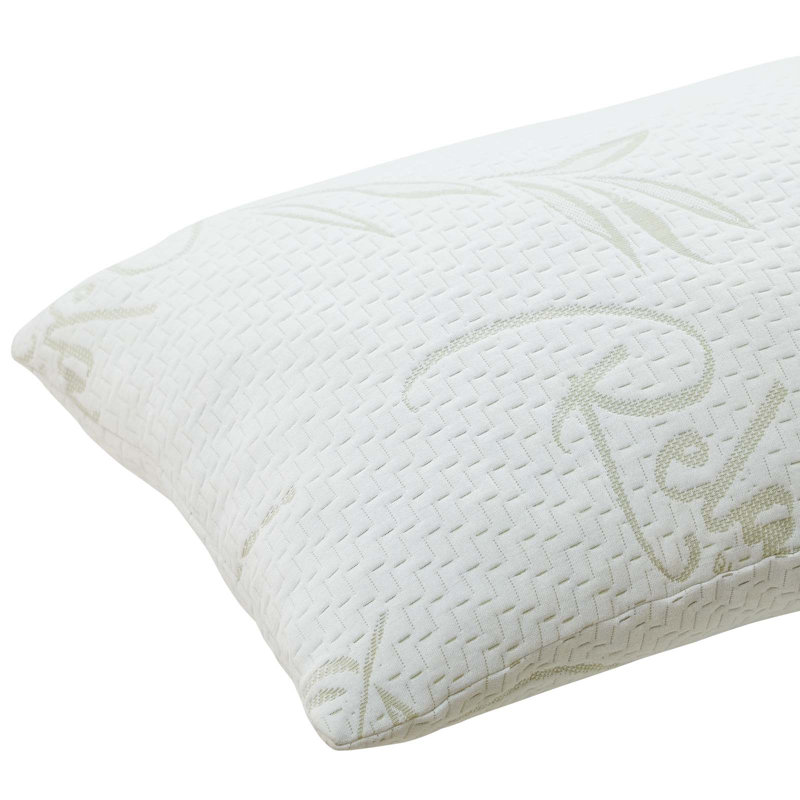 White Shredded Memory Foam Hypoallergenic Pillow