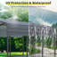 Pavillon de jardin moderne avec toit en acier galvanisé et enduit d'étanchéité Galvashield