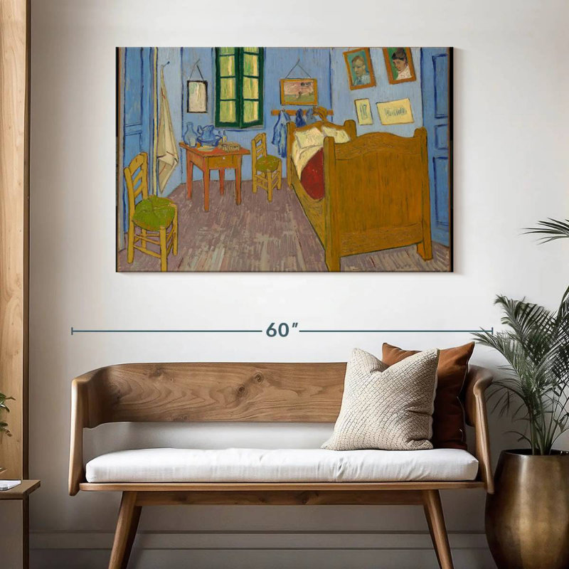 Chambre à coucher à Arles, H 32 po x l 48 po