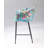 Osbourn Upholstered Counter Stool with Metal Frame