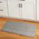 TOWN & COUNTRY BASICS Pax Herringbone Textured Solid Machine Washable Area Rug Grey