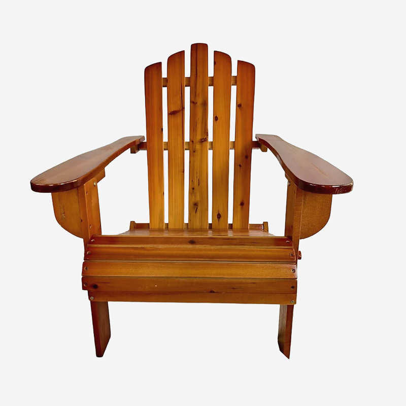 Chaise Adirondack en bois pour l'extérieur ou l'intérieur, pliable