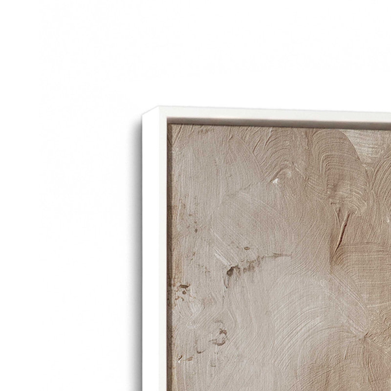Impression sur toile Fresco's Silent Tale I, H 30,75 po x l 20,75 po x P 1,75 po, Cadre flottant blanc opaque