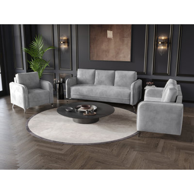3-Pieces Modern Living Room Set