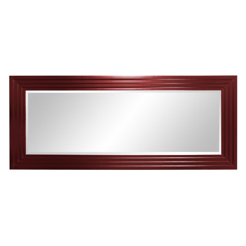 Miroir pleine longueur Amy, 82 po x 34 po, Bourgogne