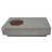 Metroplis 56" Outdoor Concrete Fire Table 45,000 BTU - Includes Lava Rocks and PVC Cover-91892856-91892858