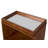 Vickey Solid Wood Floor Wine Bottle Rack in Brown