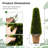 35 " H Faux Boxwood Topiary