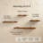 Valetta Mango Floating Shelves -1018844216