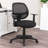 Maya Rolling Office Chair With T-Arms, Black Mesh, Foam Padding