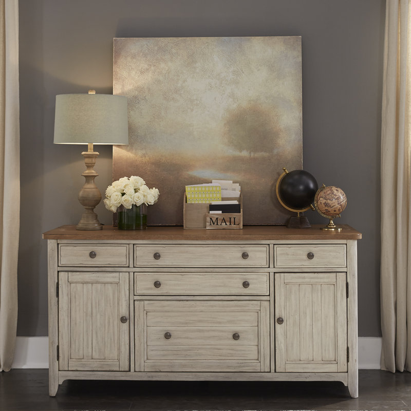 Harlowe 60" Wide 5 Drawer Credenza