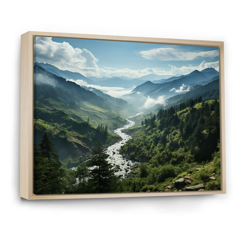 États-Unis, Great Smoky Mountains Landscape I - États-Unis, art mural encadré, H 34 po x l 44 po x P 1,5 po
