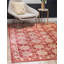 Tapis rouge en laine noué à la main Amondre-84930384