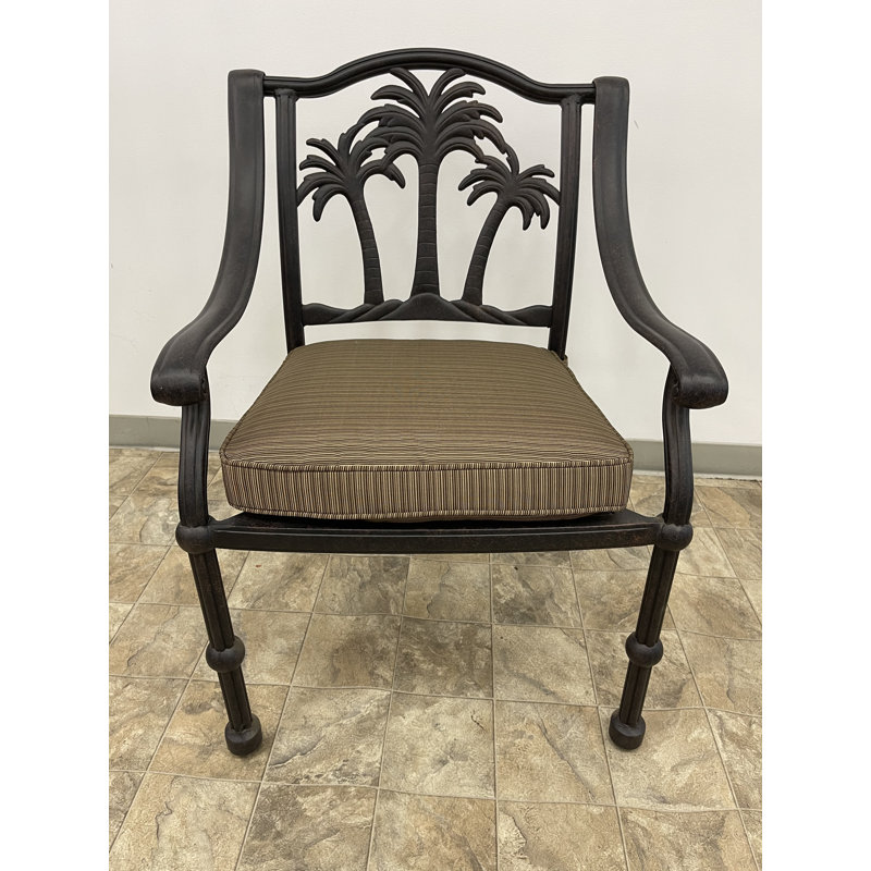 Maccharles Outdoor Dining Armchair with Cushions