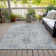 Machine Washable Indoor/Outdoor Huseby ACN2197 Global Rug