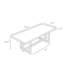 Bureau rectangulaire en faux bois de ciment gris-1017742695
