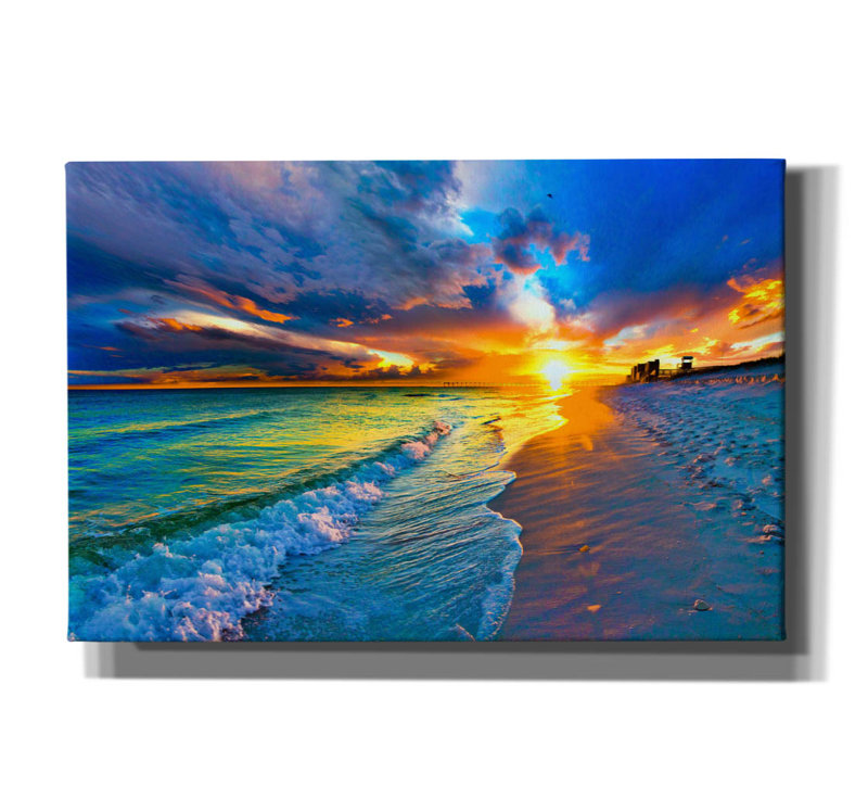 " Beach Landscape " by Ezra Tanner