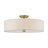 Acree 5 Light Antique Brass Extra Large Semi-flush-1377444576-1377444582