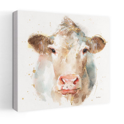 Contemporary Farm Friends Ii With Animal Brown Art