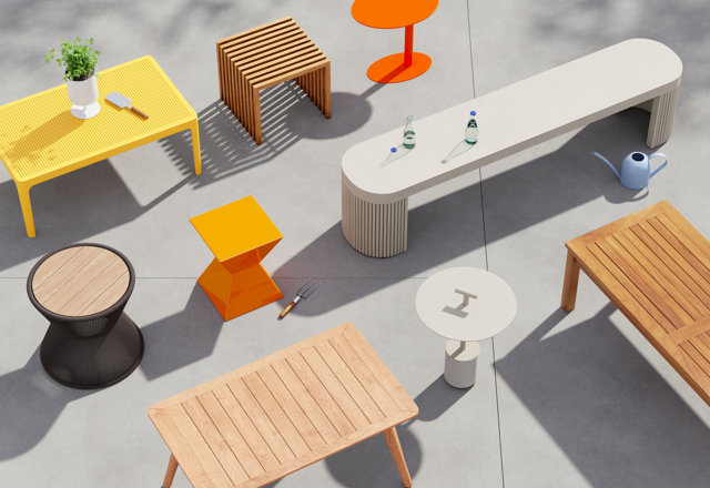New Modern Outdoor Tables