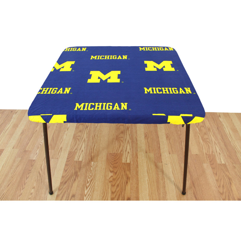 NCAA Patio Table Covers, 33" W x 33" D, Michigan