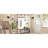 Farmhouse 4-in-1 Hall Tree with 6 Hooks, Walnut Entryway Bench with Shelves-459548434
