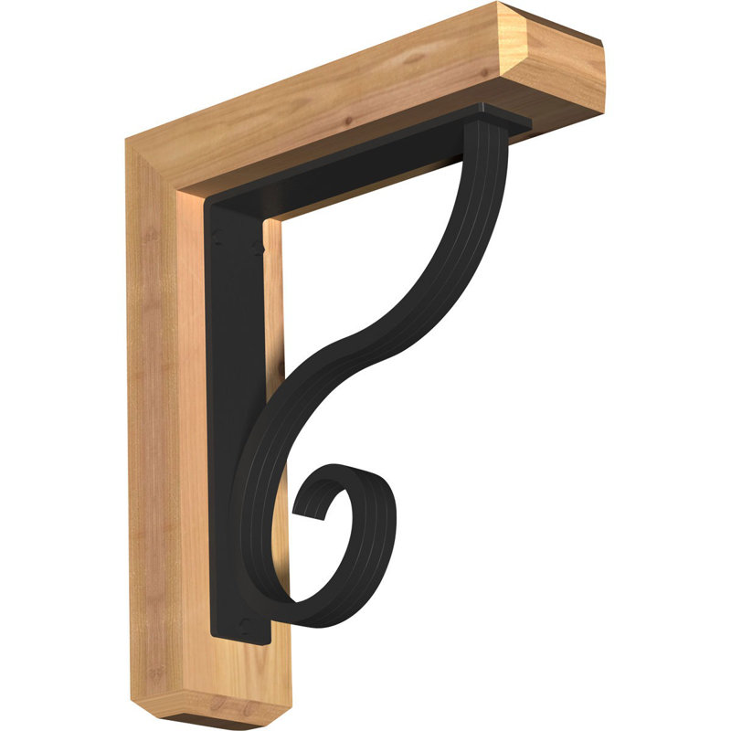 Support l 3 3 po x P 18 po x H 20 po Ashford Craftsman Ironcrest lisse, cèdre rouge de l'Ouest (support 2 po x l 10 po x P 12 po)