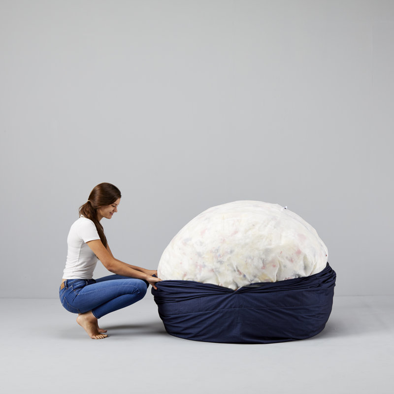 Polyester Bean Bag Cover, Cobalt Polyester