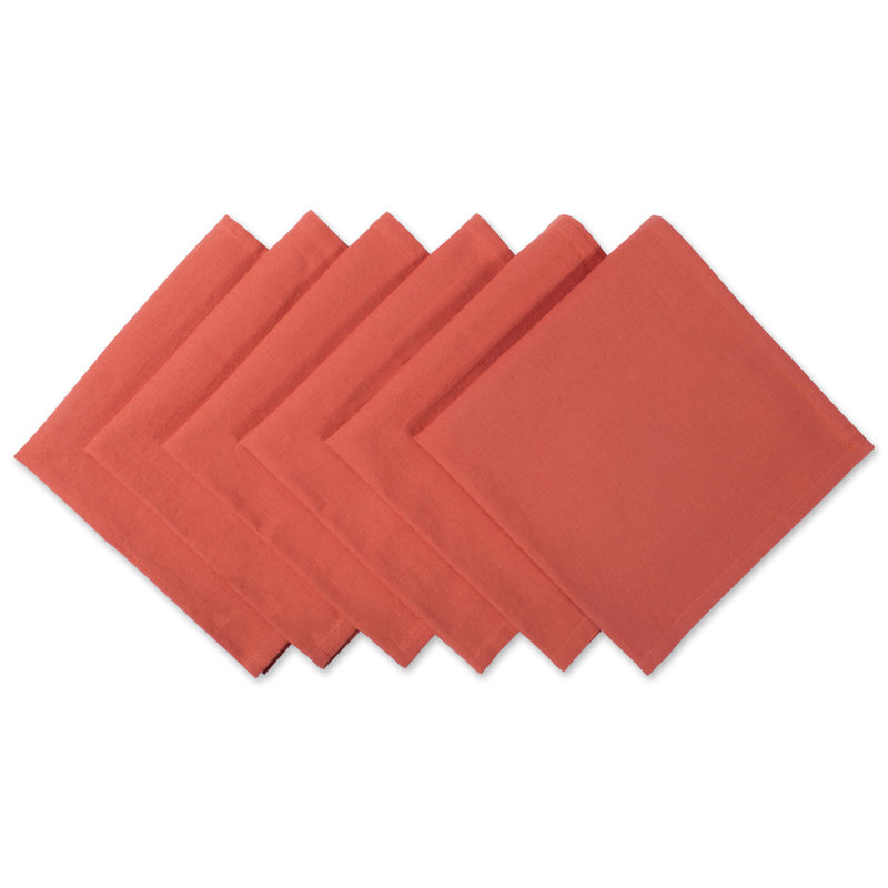 Scheffler Cotton Blend Square Napkin, Spice