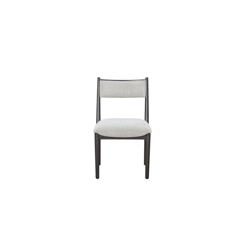 Chaise Peppercorn (2), placage, sièges rembourrés, noir, bois massif +, profondeur 19,29 po, largeur 22,9 po, hauteur 31,36 po, poids 16,25 lb, tissu noir, P x l H