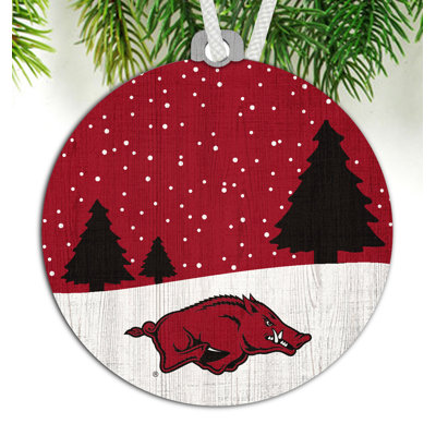 3.75'' Wood Holiday Shaped Ornament