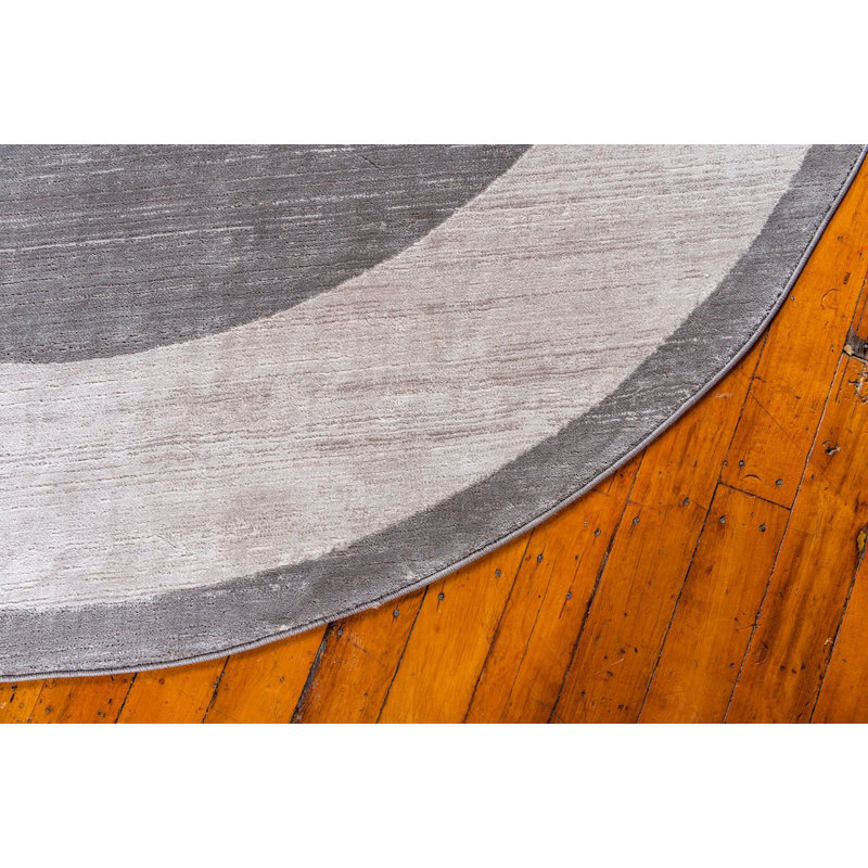 Abstract Indoor Rug, Round 8'