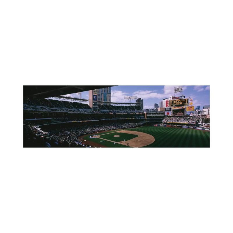 Cuba vs. Dominican Republic, World Baseball Classic, Petco Park, San Diego, California, USA 1 Piece Wrapped Canvas Panoramic Wall Art
