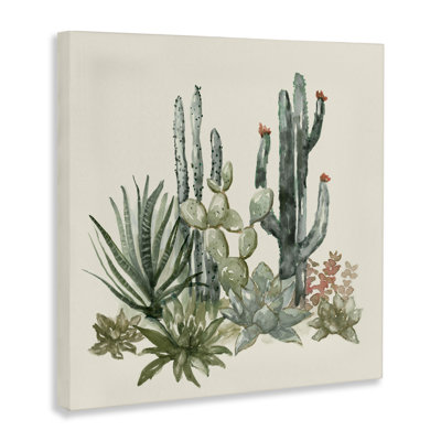 Toile Mojave Succulents, design par Nan