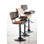 Tabouret de bar pivotant à hauteur réglable Aliane-1341354903