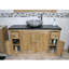 Delafuente 1230mm Single Bathroom Vanity with Vessel Stone Basin-37305110