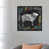 Toile avec cadre flottant noir sélectionné