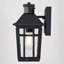 Lampe murale d'extérieur en aluminium mat à capteur de mouvement Dusk To Dawn Quinten